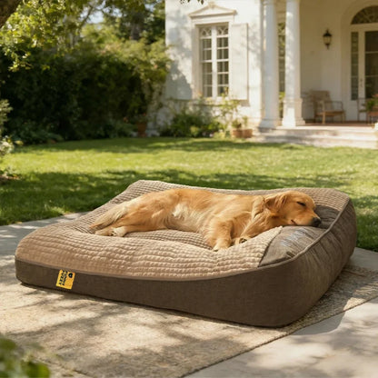 Large Thick Scratch-Resistant Spine Protection Dog Cushion Bed